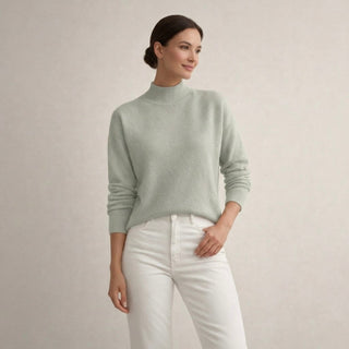 AMELIA | Sweter z wysokim kołnierzem
