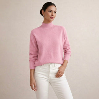 AMELIA | Sweter z wysokim kołnierzem