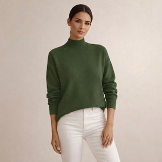 AMELIA | Sweter z wysokim kołnierzem