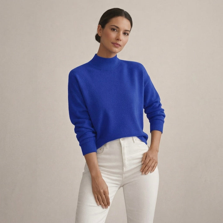 AMELIA | Sweter z wysokim kołnierzem