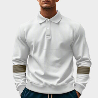 AMPARO | Sweter polo z guzikami