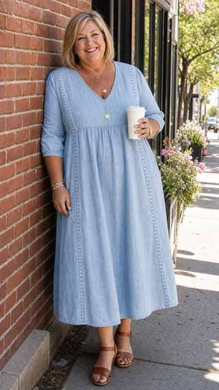 ANTONIA | Sukienka maxi w patchwork