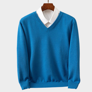 BENJAMIN | Sweter z dekoltem V