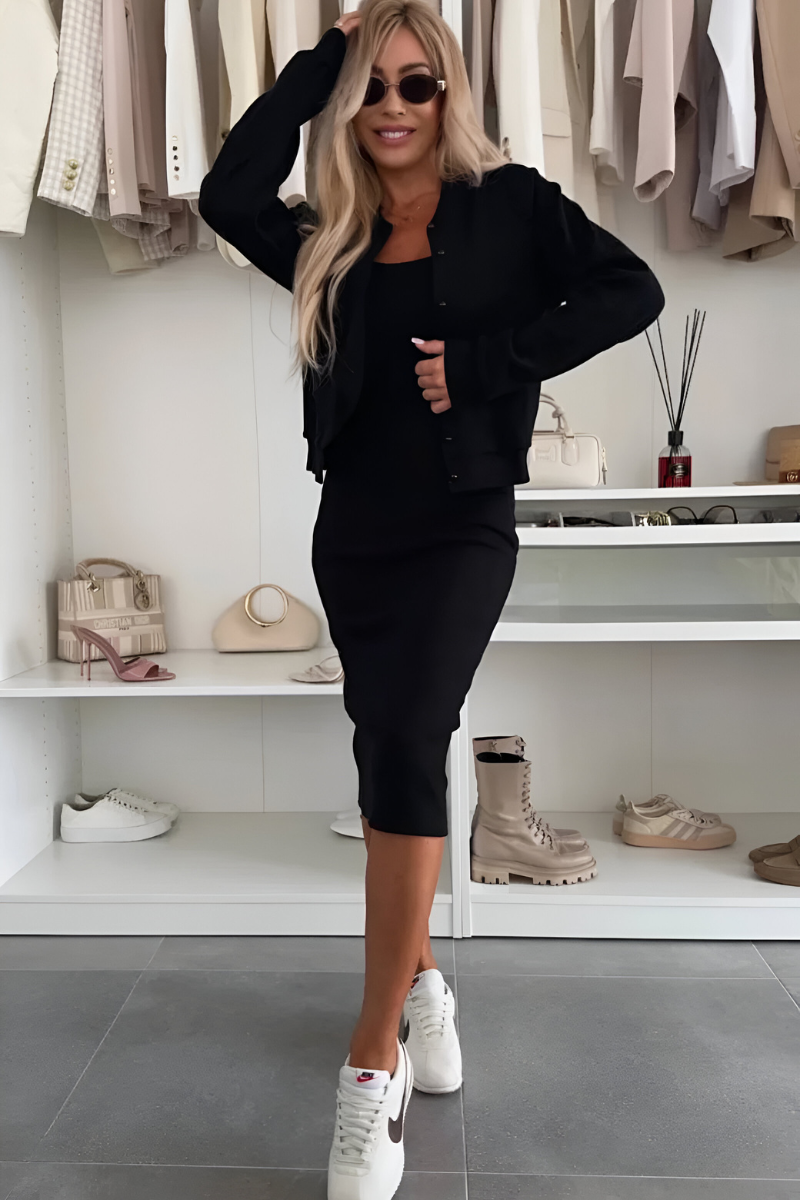HALINA | Sukienka midi elegancka