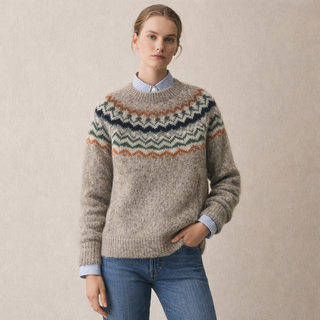 HELENA | Sweter w nordycki wzór