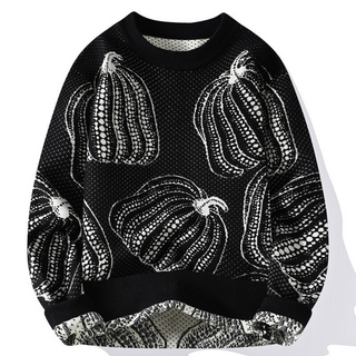 IZABEL | Sweter z haftem dyni