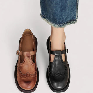 KLAUDIA | Buty Mary Jane z paskiem