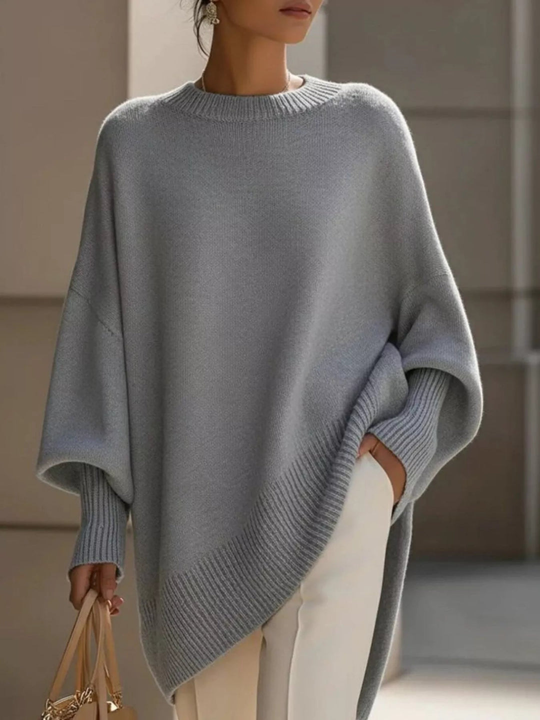 LENA | Eleganckie ponczo o luźnym kroju