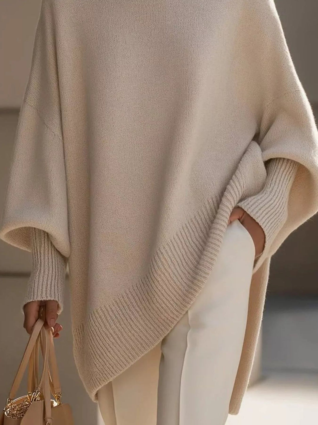 LENA | Eleganckie ponczo o luźnym kroju