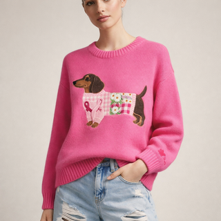LENA | Sweter w Kwiaty