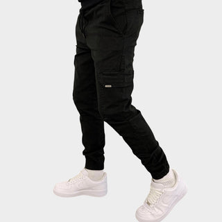 LEO | Spodnie jogger cargo z kieszeniami