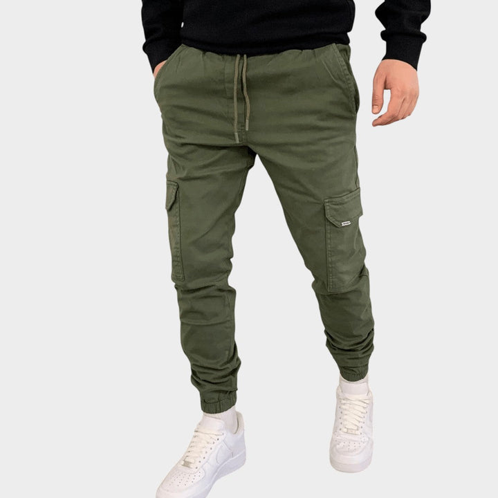 LEO | Spodnie jogger cargo z kieszeniami