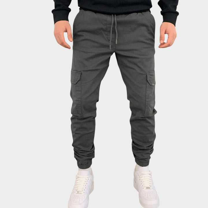 LEO | Spodnie jogger cargo z kieszeniami