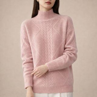 LIDIA | Sweter warkoczowy