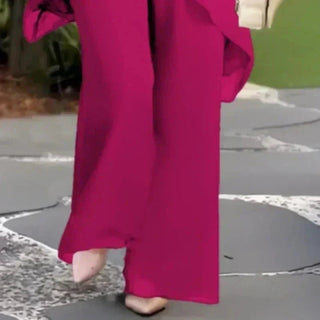 MAERYN | Komplet z asymetrycznym topem