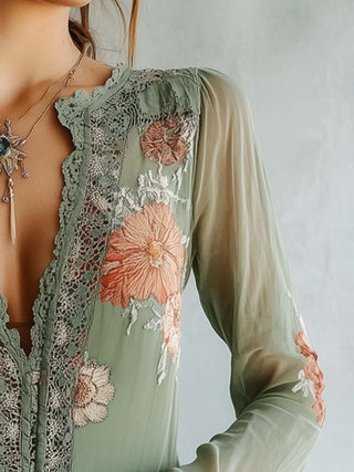 MAJA | Bluzka boho w kwiaty