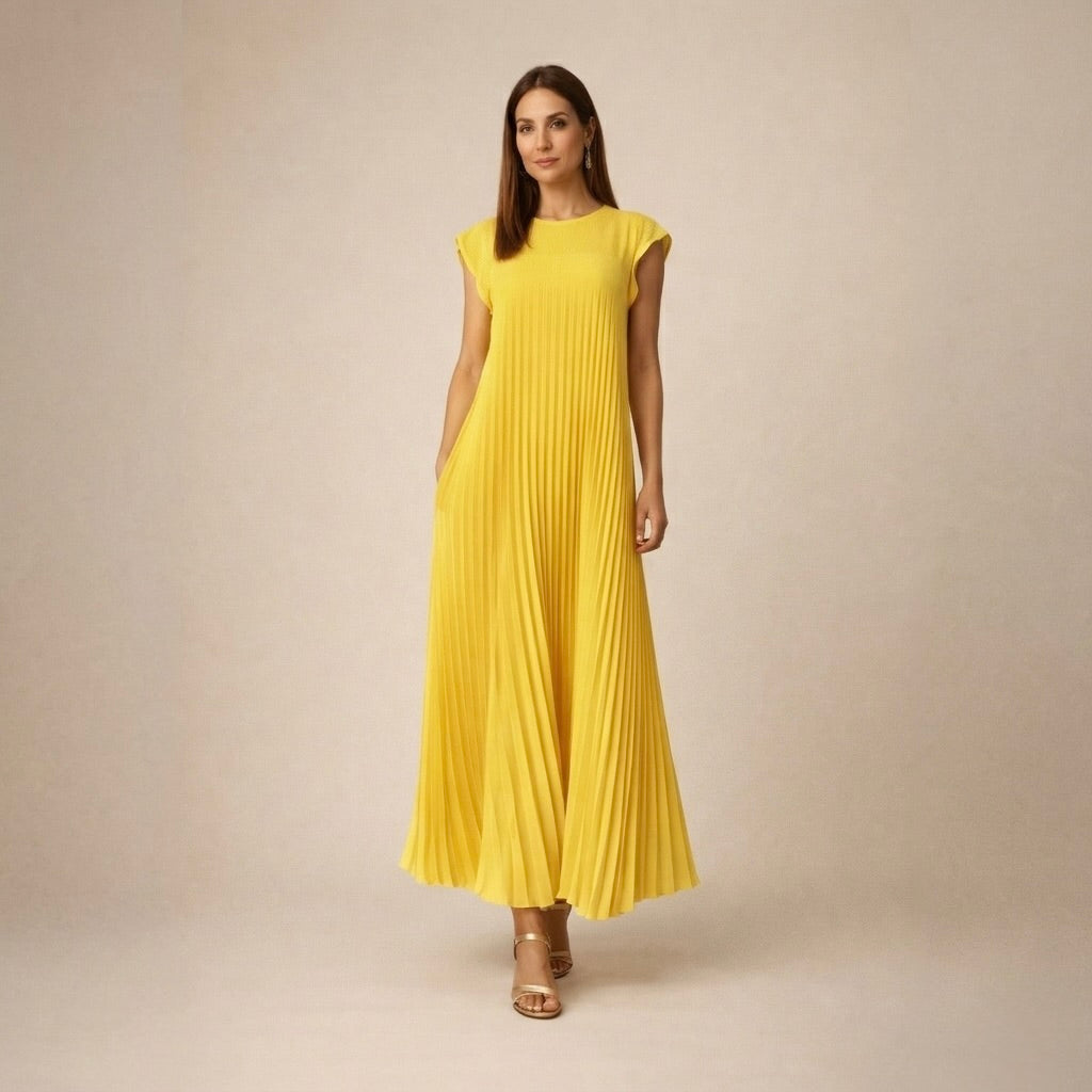 MARIANNE | Sukienka plisowana