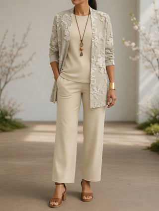 NATALIA | Komplet z haftem